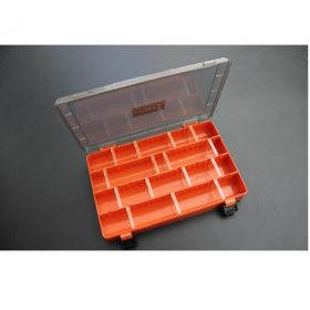 Double-sided double-layer lure box fishing tackle box (Option: Single side orange)