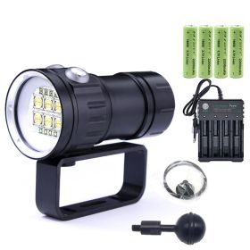 Professional photography fill light diving flashlight (Option: 2 style)