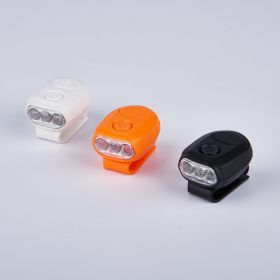 LED Energy-saving Lamp Beads Mini Portable Push-type Hat Light (Color: Yellow)