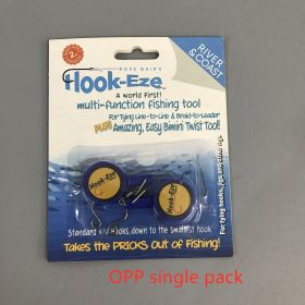 Outdoor fishing multi-purpose fishing hook fishing supplies (Option: Blue-Single)