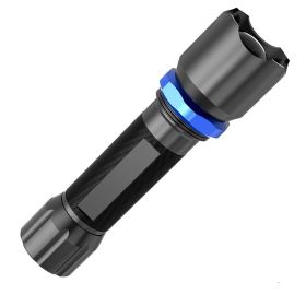 Usb flashlight strong light rechargeable brightness (Option: 1200 mAh)