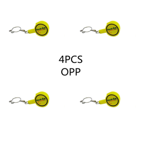 Outdoor fishing multi-purpose fishing hook fishing supplies (Option: Yellow-4PCS OPP)