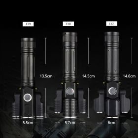 Multifunctional glare flashlight (Option: E37 L2)