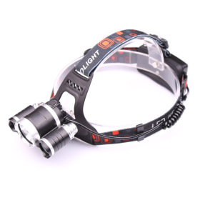 Head Torch with 3 or 5 Leds (Option: 3 heads-No charger)