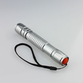 Two in one focusing flashlight (Color: Silver)