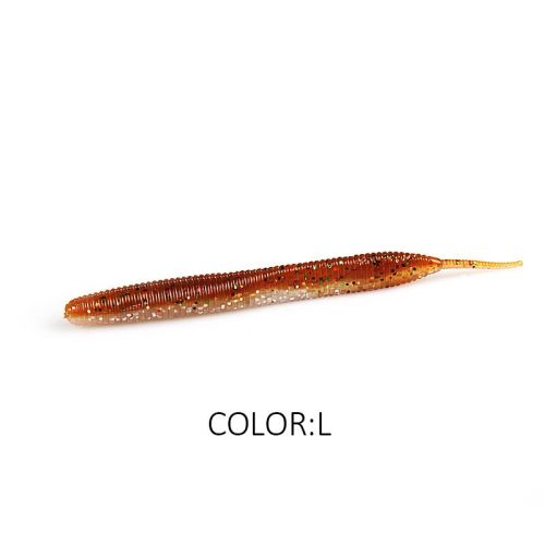 Larva 7.4cm10CM Road Subsoft Bait Monochrome Salt