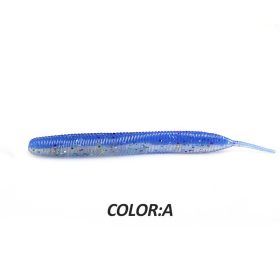 Larva 7.4cm10CM Road Subsoft Bait Monochrome Salt (Option: A-10cm 10pcs)