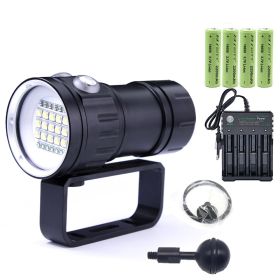 Professional photography fill light diving flashlight (Option: 1 style)