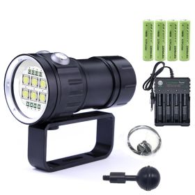 Professional photography fill light diving flashlight (Option: 3 style)