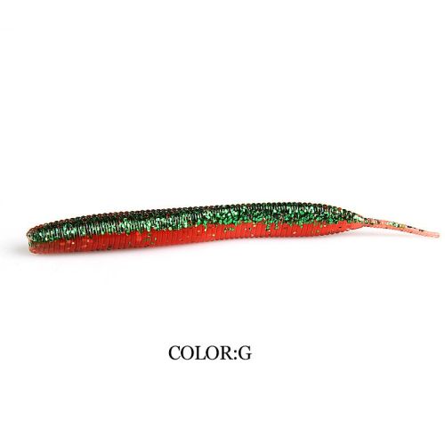 Larva 7.4cm10CM Road Subsoft Bait Monochrome Salt