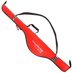 EVA thick portable fishing tackle bag (Color: Red)