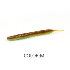 Larva 7.4cm10CM Road Subsoft Bait Monochrome Salt (Option: M-10cm 10pcs)