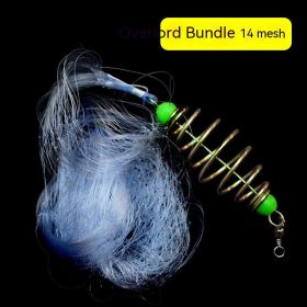 Overlord Bundle Explosion Hook Free Sticky Net Fish Set (Option: 14 Mesh Fishing)