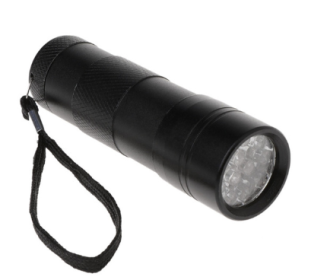 UV Multifunctional UV Detector Flashlight (Color: Black)