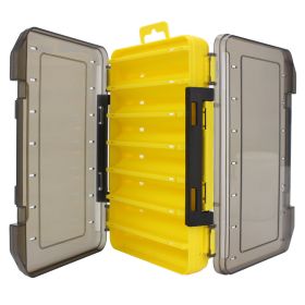 Double-sided wooden shrimp box (Option: Yellow HS 1017)