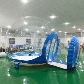 Outdoor Large Inflatable PVC Transparent Tent (Option: Blue-Diameter 4M-EU)