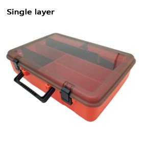 Sea fishing accessories storage box (Color: Orange)