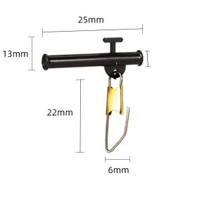 Balance Stainless Steel Pin Splitter (Option: Black trumpet-10PCS)