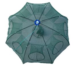 Automatic Folding Fishing Umbrella Net (Option: 8 Inlet Hole)