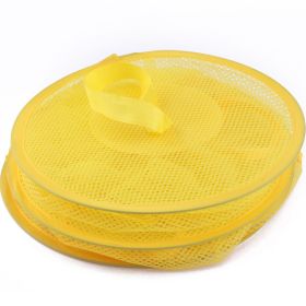 Household Storage Elevator Cage Hanging Bag (Color: Yellow)