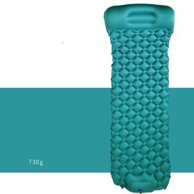 Inflatable Mat Outdoor Supplies Air Camping Portable Automatic Inflatable Mattress Moisture-proof Tent Mat Camping Mat (Option: Peacock blue-General model)